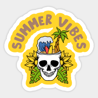 summer vibes Sticker